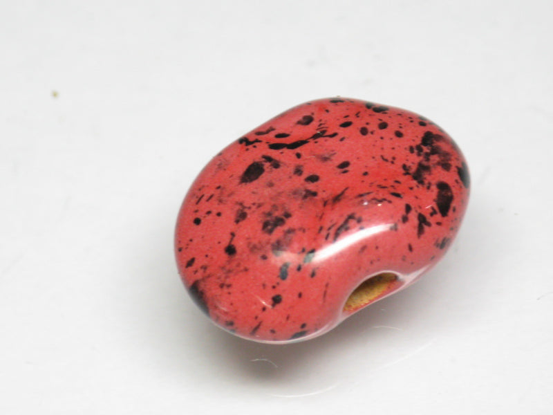 TOKO-BEADS KZ146-33 Kenyan ceramic bead 18mm KZ146-33 ケニアセラミックビーズ 18mmKazuri カズリビーズ Asian bead & African bead  Handmade,Lampeork,bead,asia,india,ethnic,parts,accessory,beads とんぼ玉,ビーズ,トンボ玉,アジア,インド,エスニック,手作り,パーツ,アクセサリー