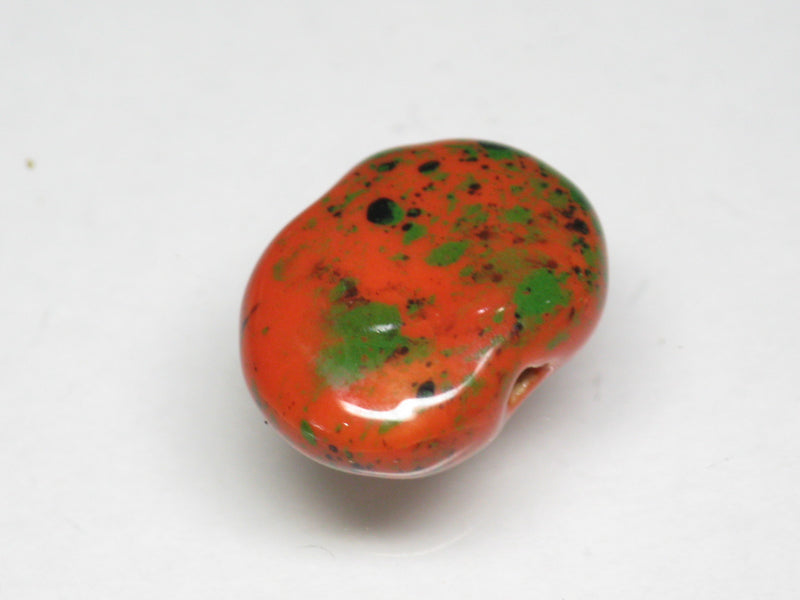 TOKO-BEADS KZ146-35 Kenyan ceramic bead 16mm KZ146-35 ケニアセラミックビーズ 16mmKazuri カズリビーズ Asian bead & African bead  Handmade,Lampeork,bead,asia,india,ethnic,parts,accessory,beads とんぼ玉,ビーズ,トンボ玉,アジア,インド,エスニック,手作り,パーツ,アクセサリー