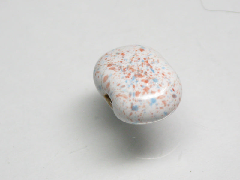 TOKO-BEADS KZ147-01 Kenyan ceramic bead 13~14mm KZ147-01 ケニアセラミックビーズ 13~14mmKazuri カズリビーズ Asian bead & African bead  Handmade,Lampeork,bead,asia,india,ethnic,parts,accessory,beads とんぼ玉,ビーズ,トンボ玉,アジア,インド,エスニック,手作り,パーツ,アクセサリー