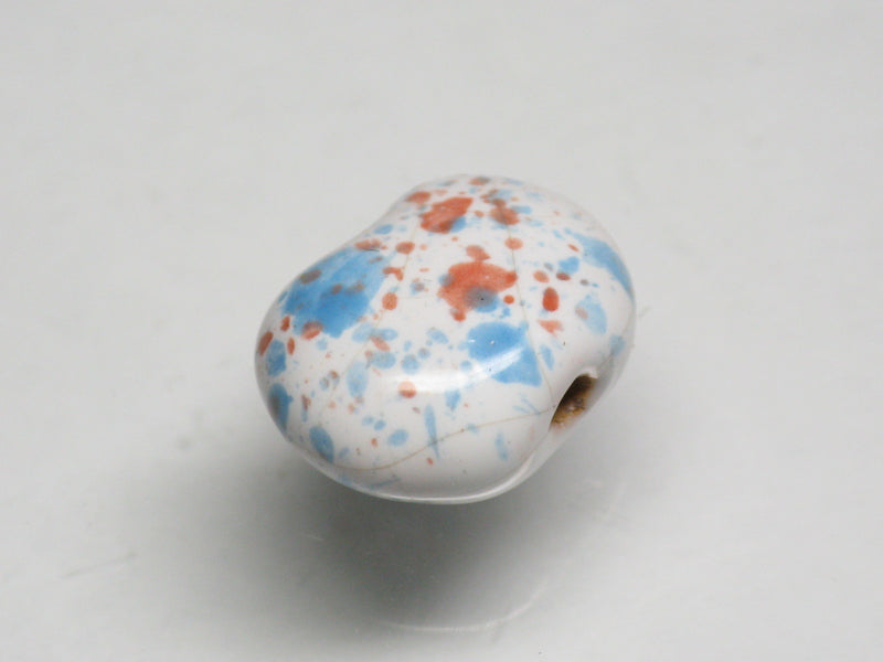 TOKO-BEADS KZ147-04 Kenyan ceramic bead 13~14mm KZ147-04 ケニアセラミックビーズ 13~14mmKazuri カズリビーズ Asian bead & African bead  Handmade,Lampeork,bead,asia,india,ethnic,parts,accessory,beads とんぼ玉,ビーズ,トンボ玉,アジア,インド,エスニック,手作り,パーツ,アクセサリー