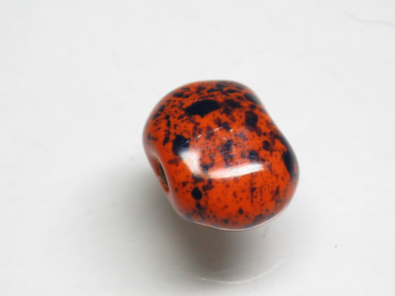 TOKO-BEADS KZ147-12 Kenyan ceramic bead 13~14mm KZ147-12 ケニアセラミックビーズ 13~14mmKazuri カズリビーズ Asian bead & African bead  Handmade,Lampeork,bead,asia,india,ethnic,parts,accessory,beads とんぼ玉,ビーズ,トンボ玉,アジア,インド,エスニック,手作り,パーツ,アクセサリー