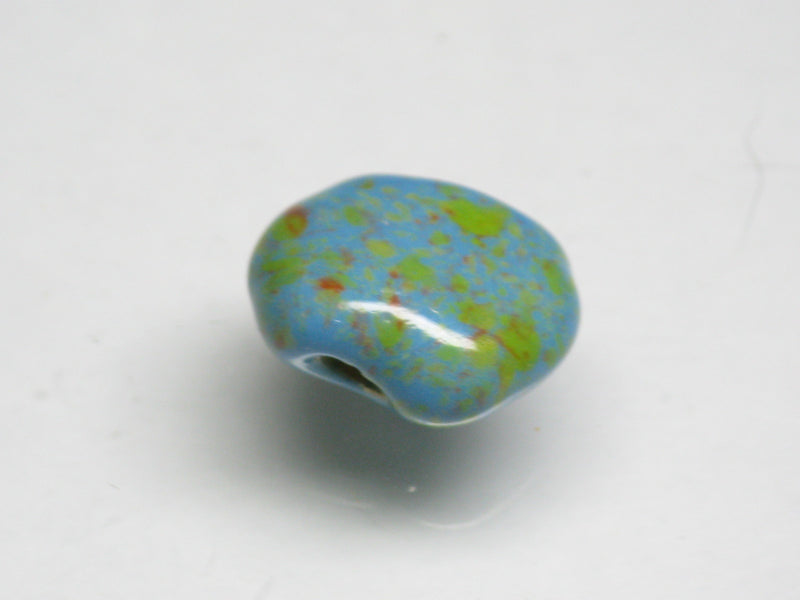 TOKO-BEADS KZ147-32 Kenyan ceramic bead 12~13mm KZ147-32 ケニアセラミックビーズ 12~13mmKazuri カズリビーズ Asian bead & African bead  Handmade,Lampeork,bead,asia,india,ethnic,parts,accessory,beads とんぼ玉,ビーズ,トンボ玉,アジア,インド,エスニック,手作り,パーツ,アクセサリー