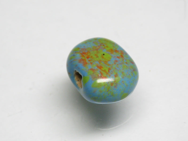 TOKO-BEADS KZ147-33 Kenyan ceramic bead 12~13mm KZ147-33 ケニアセラミックビーズ 12~13mmKazuri カズリビーズ Asian bead & African bead  Handmade,Lampeork,bead,asia,india,ethnic,parts,accessory,beads とんぼ玉,ビーズ,トンボ玉,アジア,インド,エスニック,手作り,パーツ,アクセサリー