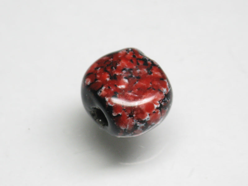 TOKO-BEADS KZ147-47 Kenyan ceramic bead 12~13mm KZ147-47 ケニアセラミックビーズ 12~13mmKazuri カズリビーズ Asian bead & African bead  Handmade,Lampeork,bead,asia,india,ethnic,parts,accessory,beads とんぼ玉,ビーズ,トンボ玉,アジア,インド,エスニック,手作り,パーツ,アクセサリー