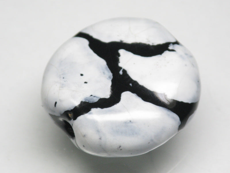 TOKO-BEADS KZ151-02 Kenyan ceramic bead 23mm KZ151-02 ケニアセラミックビーズ 23mmKazuri カズリビーズ Asian bead & African bead  Handmade,Lampeork,bead,asia,india,ethnic,parts,accessory,beads とんぼ玉,ビーズ,トンボ玉,アジア,インド,エスニック,手作り,パーツ,アクセサリー