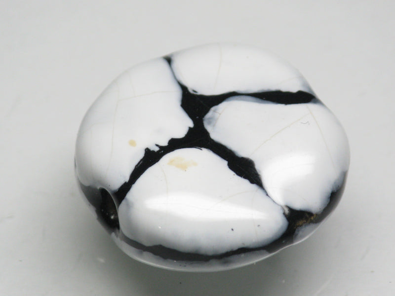 TOKO-BEADS KZ151-03 Kenyan ceramic bead 23mm KZ151-03 ケニアセラミックビーズ 23mmKazuri カズリビーズ Asian bead & African bead  Handmade,Lampeork,bead,asia,india,ethnic,parts,accessory,beads とんぼ玉,ビーズ,トンボ玉,アジア,インド,エスニック,手作り,パーツ,アクセサリー