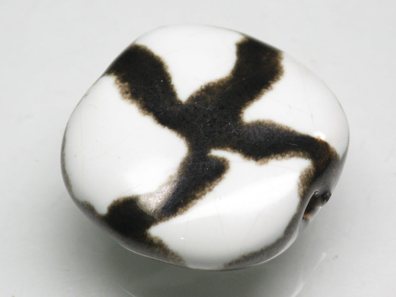 TOKO-BEADS KZ151-06 Kenyan ceramic bead 23mm KZ151-06 ケニアセラミックビーズ 23mmKazuri カズリビーズ Asian bead & African bead  Handmade,Lampeork,bead,asia,india,ethnic,parts,accessory,beads とんぼ玉,ビーズ,トンボ玉,アジア,インド,エスニック,手作り,パーツ,アクセサリー