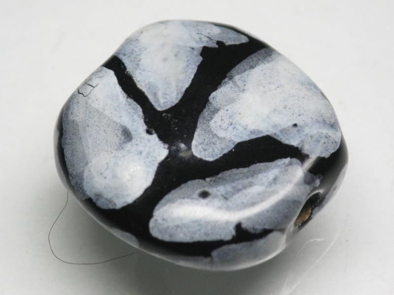 TOKO-BEADS KZ151-10 Kenyan ceramic bead 22mm KZ151-10 ケニアセラミックビーズ 22mmKazuri カズリビーズ Asian bead & African bead  Handmade,Lampeork,bead,asia,india,ethnic,parts,accessory,beads とんぼ玉,ビーズ,トンボ玉,アジア,インド,エスニック,手作り,パーツ,アクセサリー