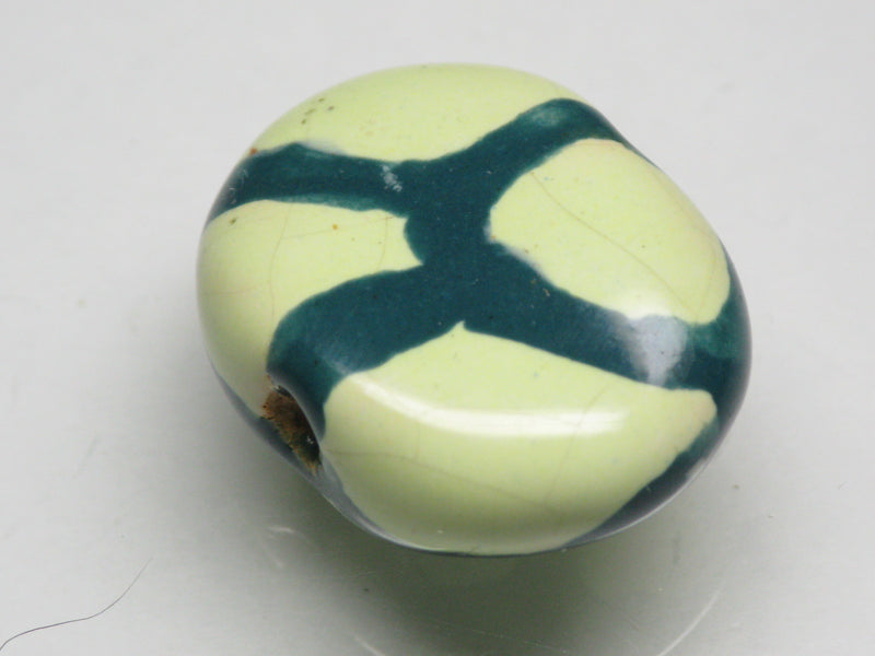 TOKO-BEADS KZ151-13 Kenyan ceramic bead 23mm KZ151-13 ケニアセラミックビーズ 23mmKazuri カズリビーズ Asian bead & African bead  Handmade,Lampeork,bead,asia,india,ethnic,parts,accessory,beads とんぼ玉,ビーズ,トンボ玉,アジア,インド,エスニック,手作り,パーツ,アクセサリー