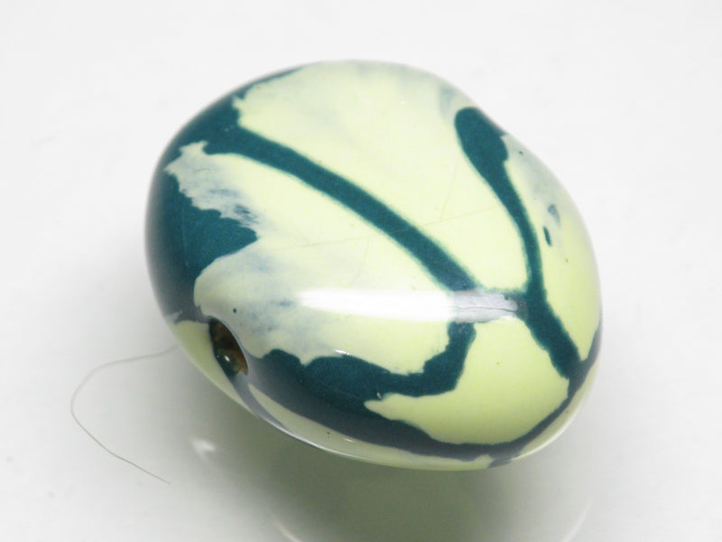 TOKO-BEADS KZ151-14 Kenyan ceramic bead 24mm KZ151-14 ケニアセラミックビーズ 24mmKazuri カズリビーズ Asian bead & African bead  Handmade,Lampeork,bead,asia,india,ethnic,parts,accessory,beads とんぼ玉,ビーズ,トンボ玉,アジア,インド,エスニック,手作り,パーツ,アクセサリー