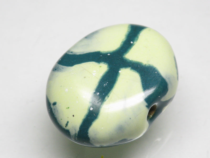 TOKO-BEADS KZ151-15 Kenyan ceramic bead 23mm KZ151-15 ケニアセラミックビーズ 23mmKazuri カズリビーズ Asian bead & African bead  Handmade,Lampeork,bead,asia,india,ethnic,parts,accessory,beads とんぼ玉,ビーズ,トンボ玉,アジア,インド,エスニック,手作り,パーツ,アクセサリー