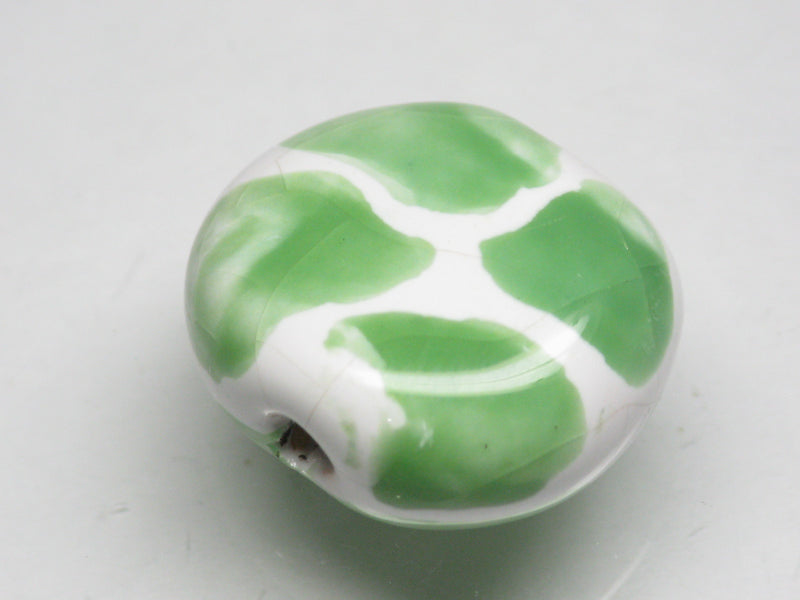 TOKO-BEADS KZ151-17 Kenyan ceramic bead 21mm KZ151-17 ケニアセラミックビーズ 21mmKazuri カズリビーズ Asian bead & African bead  Handmade,Lampeork,bead,asia,india,ethnic,parts,accessory,beads とんぼ玉,ビーズ,トンボ玉,アジア,インド,エスニック,手作り,パーツ,アクセサリー