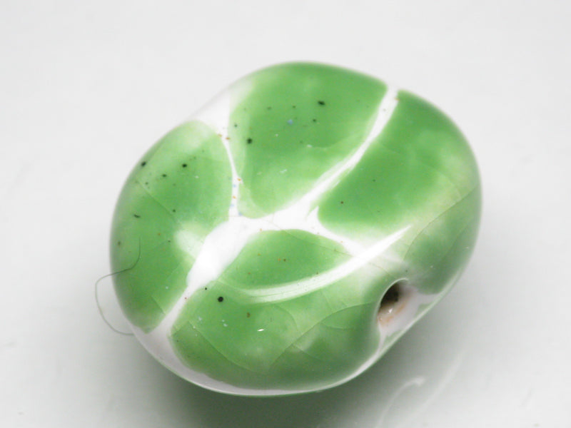 TOKO-BEADS KZ151-18 Kenyan ceramic bead 23mm KZ151-18 ケニアセラミックビーズ 23mmKazuri カズリビーズ Asian bead & African bead  Handmade,Lampeork,bead,asia,india,ethnic,parts,accessory,beads とんぼ玉,ビーズ,トンボ玉,アジア,インド,エスニック,手作り,パーツ,アクセサリー