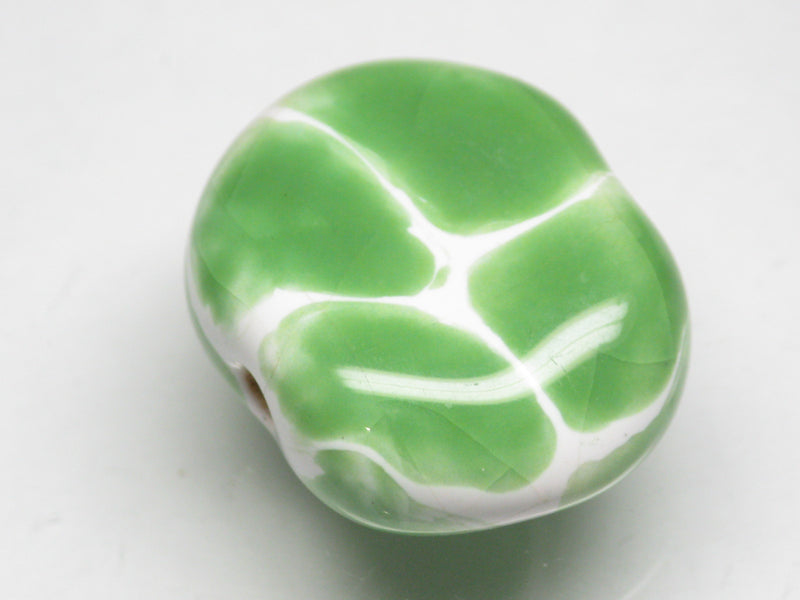 TOKO-BEADS KZ151-18 Kenyan ceramic bead 23mm KZ151-18 ケニアセラミックビーズ 23mmKazuri カズリビーズ Asian bead & African bead  Handmade,Lampeork,bead,asia,india,ethnic,parts,accessory,beads とんぼ玉,ビーズ,トンボ玉,アジア,インド,エスニック,手作り,パーツ,アクセサリー