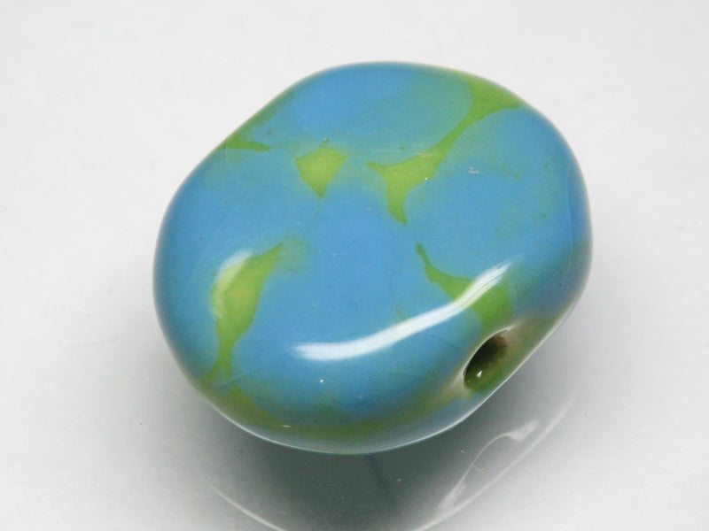 TOKO-BEADS KZ151-20 Kenyan ceramic bead 22mm KZ151-20 ケニアセラミックビーズ 22mmKazuri カズリビーズ Asian bead & African bead  Handmade,Lampeork,bead,asia,india,ethnic,parts,accessory,beads とんぼ玉,ビーズ,トンボ玉,アジア,インド,エスニック,手作り,パーツ,アクセサリー