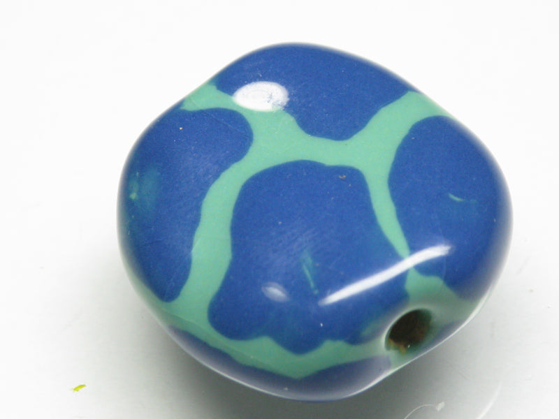 TOKO-BEADS KZ151-25 Kenyan ceramic bead 23mm KZ151-25 ケニアセラミックビーズ 23mmKazuri カズリビーズ Asian bead & African bead  Handmade,Lampeork,bead,asia,india,ethnic,parts,accessory,beads とんぼ玉,ビーズ,トンボ玉,アジア,インド,エスニック,手作り,パーツ,アクセサリー