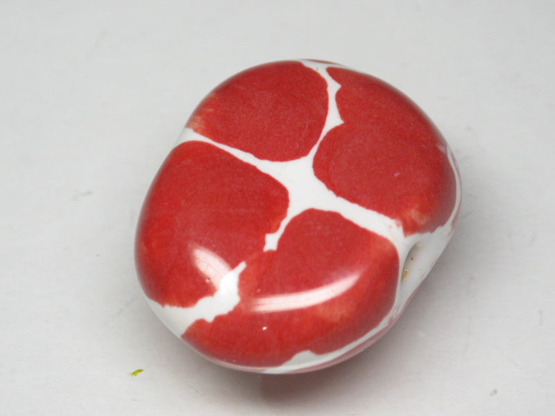 TOKO-BEADS KZ151-32 Kenyan ceramic bead 23mm KZ151-32 ケニアセラミックビーズ 23mmKazuri カズリビーズ Asian bead & African bead  Handmade,Lampeork,bead,asia,india,ethnic,parts,accessory,beads とんぼ玉,ビーズ,トンボ玉,アジア,インド,エスニック,手作り,パーツ,アクセサリー