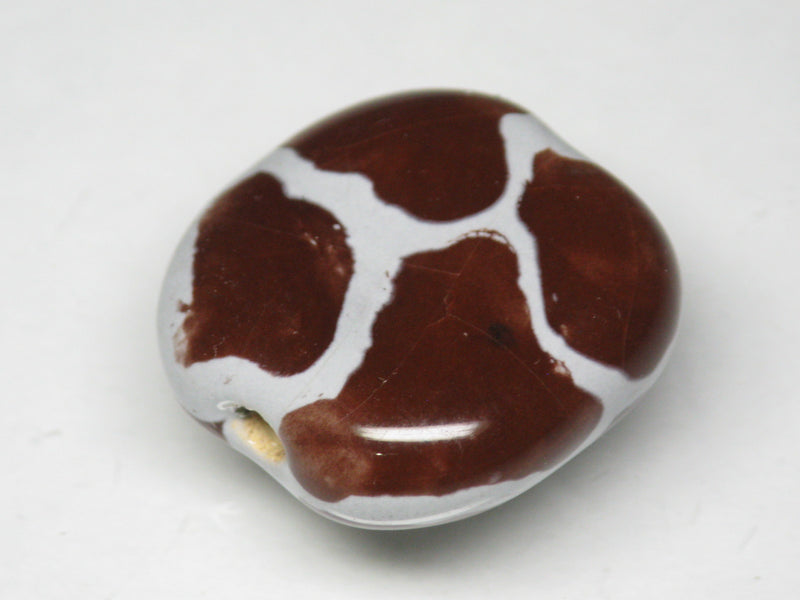 TOKO-BEADS KZ151-40 Kenyan ceramic bead 21mm KZ151-40 ケニアセラミックビーズ 21mmKazuri カズリビーズ Asian bead & African bead  Handmade,Lampeork,bead,asia,india,ethnic,parts,accessory,beads とんぼ玉,ビーズ,トンボ玉,アジア,インド,エスニック,手作り,パーツ,アクセサリー
