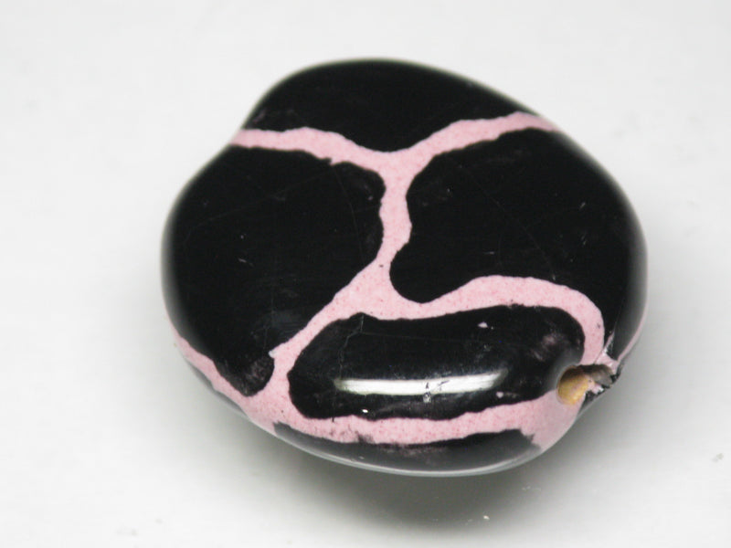 TOKO-BEADS KZ151-45 Kenyan ceramic bead 22mm KZ151-45 ケニアセラミックビーズ 22mmKazuri カズリビーズ Asian bead & African bead  Handmade,Lampeork,bead,asia,india,ethnic,parts,accessory,beads とんぼ玉,ビーズ,トンボ玉,アジア,インド,エスニック,手作り,パーツ,アクセサリー