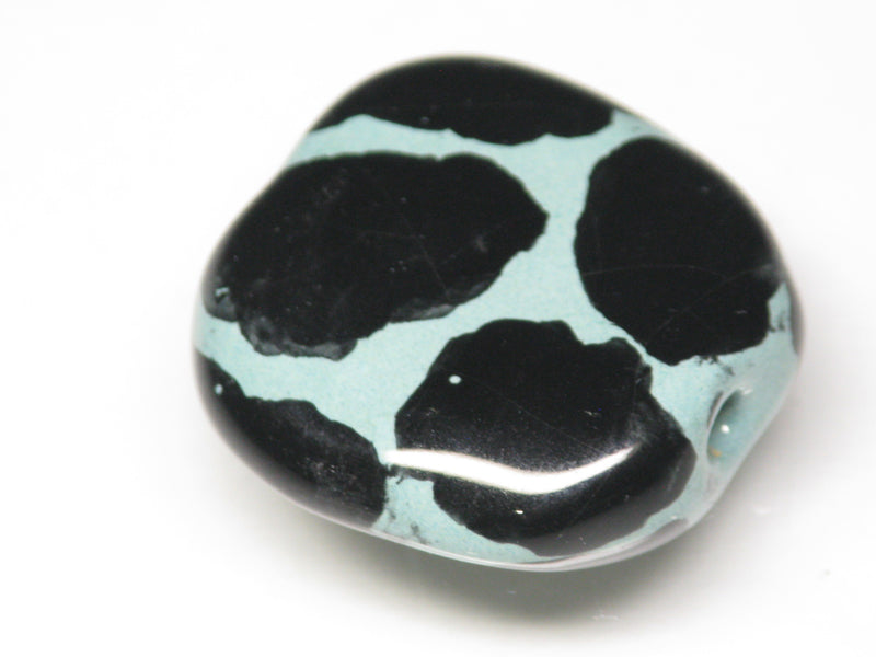 TOKO-BEADS KZ151-47 Kenyan ceramic bead 23mm KZ151-47 ケニアセラミックビーズ 23mmKazuri カズリビーズ Asian bead & African bead  Handmade,Lampeork,bead,asia,india,ethnic,parts,accessory,beads とんぼ玉,ビーズ,トンボ玉,アジア,インド,エスニック,手作り,パーツ,アクセサリー