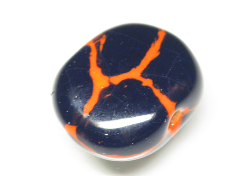TOKO-BEADS KZ151-48 Kenyan ceramic bead 23mm KZ151-48 ケニアセラミックビーズ 23mmKazuri カズリビーズ Asian bead & African bead  Handmade,Lampeork,bead,asia,india,ethnic,parts,accessory,beads とんぼ玉,ビーズ,トンボ玉,アジア,インド,エスニック,手作り,パーツ,アクセサリー