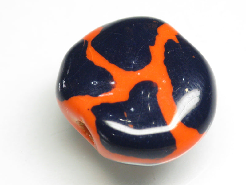 TOKO-BEADS KZ151-49 Kenyan ceramic bead 22mm KZ151-49 ケニアセラミックビーズ 22mmKazuri カズリビーズ Asian bead & African bead  Handmade,Lampeork,bead,asia,india,ethnic,parts,accessory,beads とんぼ玉,ビーズ,トンボ玉,アジア,インド,エスニック,手作り,パーツ,アクセサリー