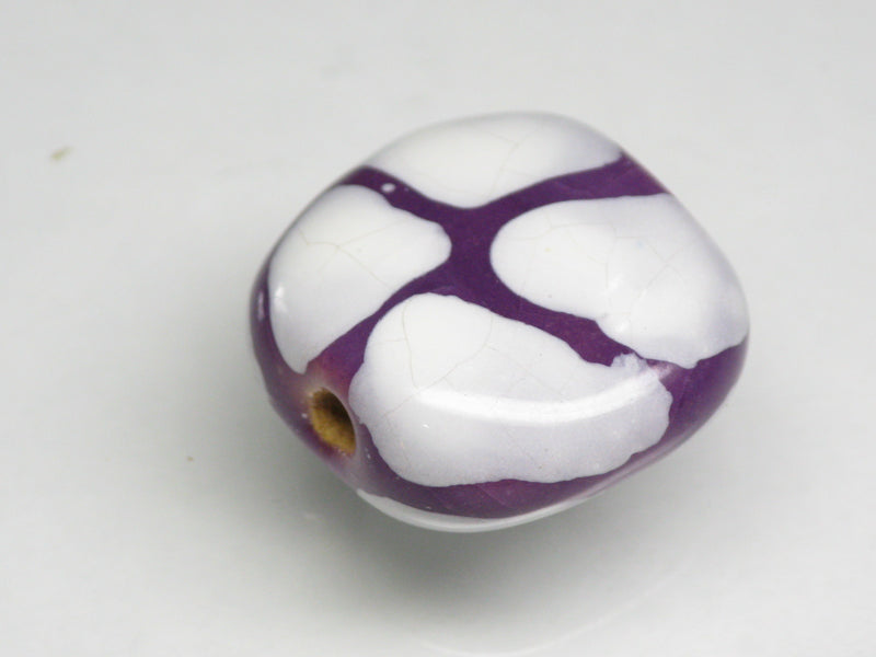 TOKO-BEADS KZ153-01 Kenyan ceramic bead 17~18mm KZ153-01 ケニアセラミックビーズ 17~18mmKazuri カズリビーズ Asian bead & African bead  Handmade,Lampeork,bead,asia,india,ethnic,parts,accessory,beads とんぼ玉,ビーズ,トンボ玉,アジア,インド,エスニック,手作り,パーツ,アクセサリー