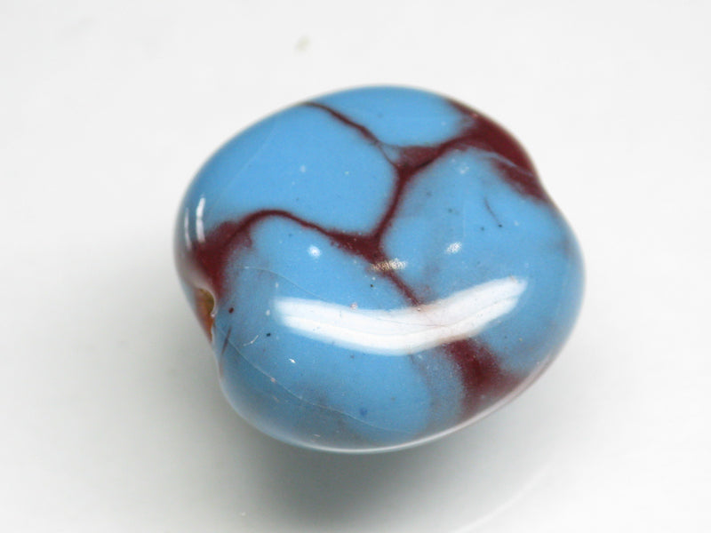 TOKO-BEADS KZ153-02 Kenyan ceramic bead 17~18mm KZ153-02 ケニアセラミックビーズ 17~18mm Asian bead & African bead  Handmade,Lampeork,bead,asia,india,ethnic,parts,accessory,beads とんぼ玉,ビーズ,トンボ玉,アジア,インド,エスニック,手作り,パーツ,アクセサリー
