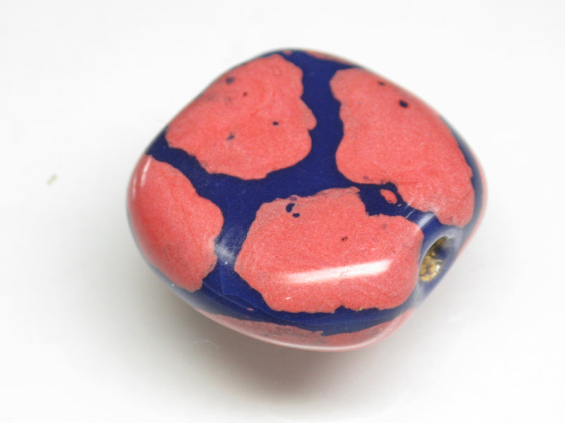 TOKO-BEADS KZ153-03 Kenyan ceramic bead 19mm KZ153-03 Kazuri ケニアセラミックビーズ 19mm Asian bead & African bead  Handmade,Lampeork,bead,asia,india,ethnic,parts,accessory,beads とんぼ玉,ビーズ,トンボ玉,アジア,インド,エスニック,手作り,パーツ,アクセサリー