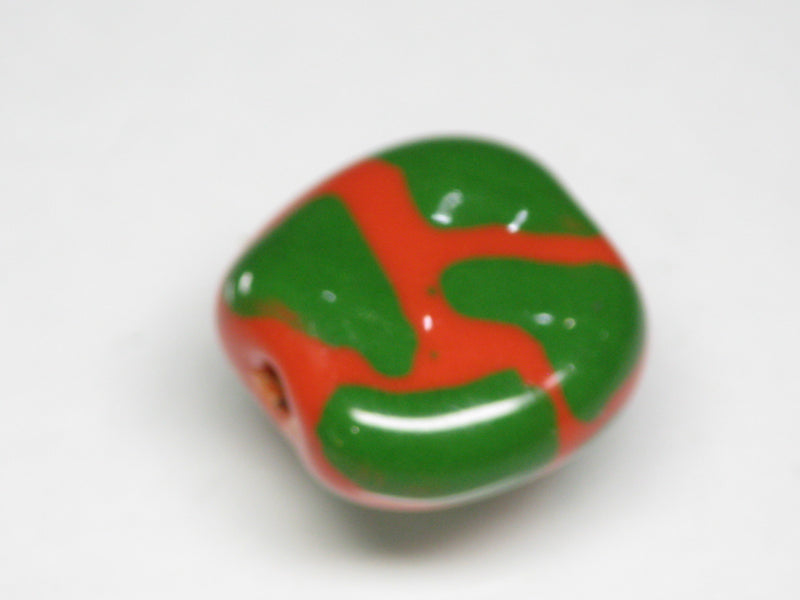 TOKO-BEADS KZ153-04 Kenyan ceramic bead 17~18mm KZ153-04 ケニアセラミックビーズ 17~18mm Asian bead & African bead  Handmade,Lampeork,bead,asia,india,ethnic,parts,accessory,beads とんぼ玉,ビーズ,トンボ玉,アジア,インド,エスニック,手作り,パーツ,アクセサリー