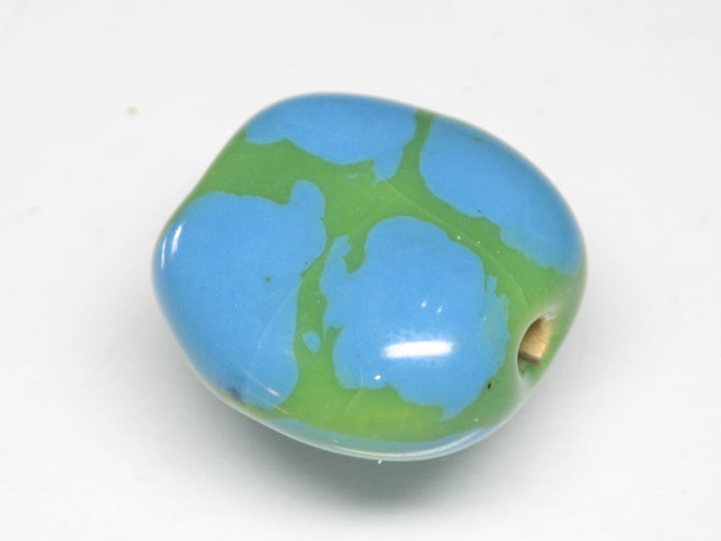 TOKO-BEADS KZ153-07 Kenyan ceramic bead 17~18mm KZ153-07 Kazuri ケニアセラミックビーズ 17~18mm Asian bead & African bead  Handmade,Lampeork,bead,asia,india,ethnic,parts,accessory,beads とんぼ玉,ビーズ,トンボ玉,アジア,インド,エスニック,手作り,パーツ,アクセサリー