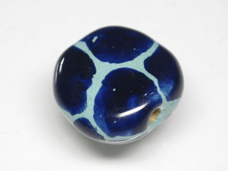 TOKO-BEADS KZ153-10 Kenyan ceramic bead 17~18mm KZ153-10 Kazuri ケニアセラミックビーズ 17~18mm Asian bead & African bead  Handmade,Lampeork,bead,asia,india,ethnic,parts,accessory,beads とんぼ玉,ビーズ,トンボ玉,アジア,インド,エスニック,手作り,パーツ,アクセサリー