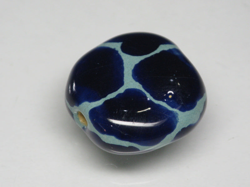 TOKO-BEADS KZ153-10 Kenyan ceramic bead 17~18mm KZ153-10 ケニアセラミックビーズ 17~18mm Asian bead & African bead  Handmade,Lampeork,bead,asia,india,ethnic,parts,accessory,beads とんぼ玉,ビーズ,トンボ玉,アジア,インド,エスニック,手作り,パーツ,アクセサリー