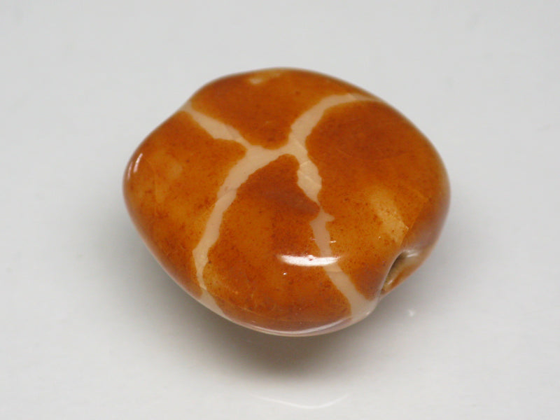 TOKO-BEADS KZ153-12 Kenyan ceramic bead 17~18mm KZ153-12 Kazuri ケニアセラミックビーズ 17~18mm Asian bead & African bead  Handmade,Lampeork,bead,asia,india,ethnic,parts,accessory,beads とんぼ玉,ビーズ,トンボ玉,アジア,インド,エスニック,手作り,パーツ,アクセサリー