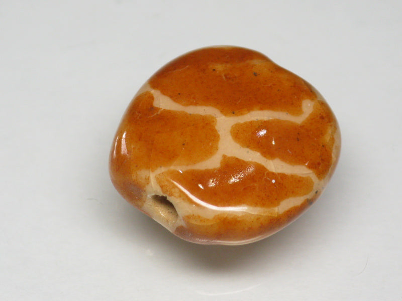TOKO-BEADS KZ153-12 Kenyan ceramic bead 17~18mm KZ153-12 ケニアセラミックビーズ 17~18mm Asian bead & African bead  Handmade,Lampeork,bead,asia,india,ethnic,parts,accessory,beads とんぼ玉,ビーズ,トンボ玉,アジア,インド,エスニック,手作り,パーツ,アクセサリー