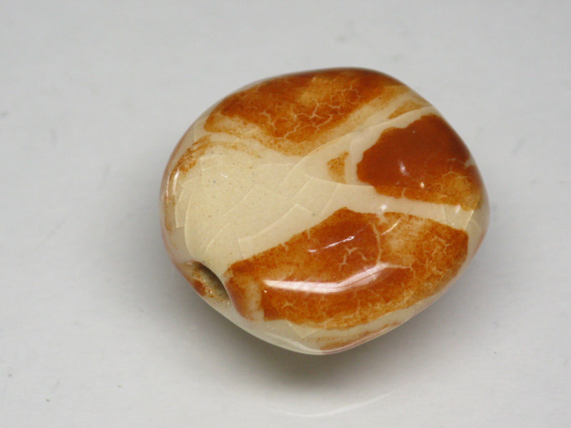 TOKO-BEADS KZ153-14 Kenyan ceramic bead 17~18mm KZ153-14 ケニアセラミックビーズ 17~18mm Asian bead & African bead  Handmade,Lampeork,bead,asia,india,ethnic,parts,accessory,beads とんぼ玉,ビーズ,トンボ玉,アジア,インド,エスニック,手作り,パーツ,アクセサリー