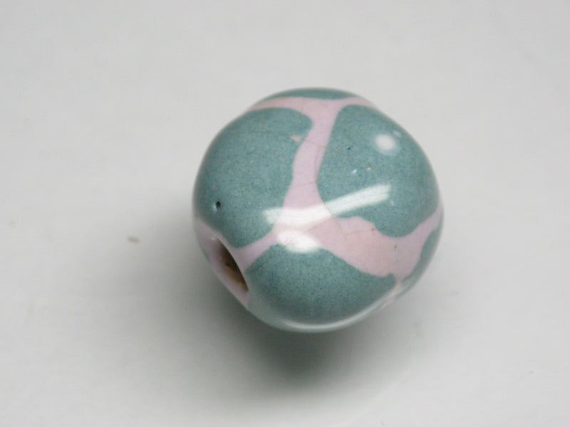 TOKO-BEADS KZ154-09 Kenyan ceramic bead 15~16mm KZ154-09 ケニアセラミックビーズ 15~16mm Asian bead & African bead  Handmade,Lampeork,bead,asia,india,ethnic,parts,accessory,beads とんぼ玉,ビーズ,トンボ玉,アジア,インド,エスニック,手作り,パーツ,アクセサリー