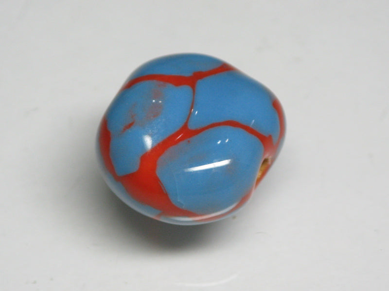 TOKO-BEADS KZ154-18 Kenyan ceramic bead 15~16mm KZ154-18 Kazuri ケニアセラミックビーズ 15~16mm Asian bead & African bead  Handmade,Lampeork,bead,asia,india,ethnic,parts,accessory,beads とんぼ玉,ビーズ,トンボ玉,アジア,インド,エスニック,手作り,パーツ,アクセサリー
