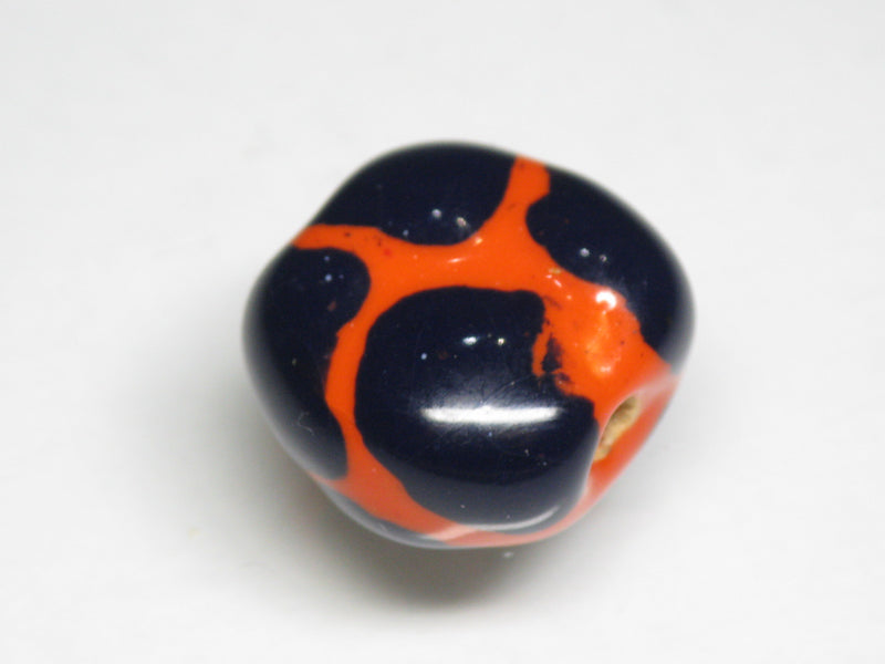 TOKO-BEADS KZ154-19 Kenyan ceramic bead 15~16mm KZ154-19 Kazuri ケニアセラミックビーズ 15~16mm Asian bead & African bead  Handmade,Lampeork,bead,asia,india,ethnic,parts,accessory,beads とんぼ玉,ビーズ,トンボ玉,アジア,インド,エスニック,手作り,パーツ,アクセサリー