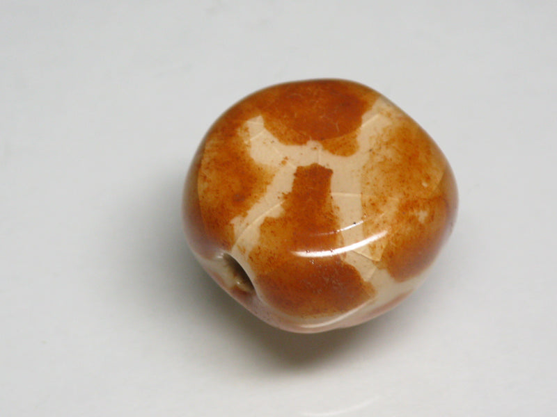 TOKO-BEADS KZ154-22 Kenyan ceramic bead 15~16mm KZ154-22 ケニアセラミックビーズ 15~16mm Asian bead & African bead  Handmade,Lampeork,bead,asia,india,ethnic,parts,accessory,beads とんぼ玉,ビーズ,トンボ玉,アジア,インド,エスニック,手作り,パーツ,アクセサリー