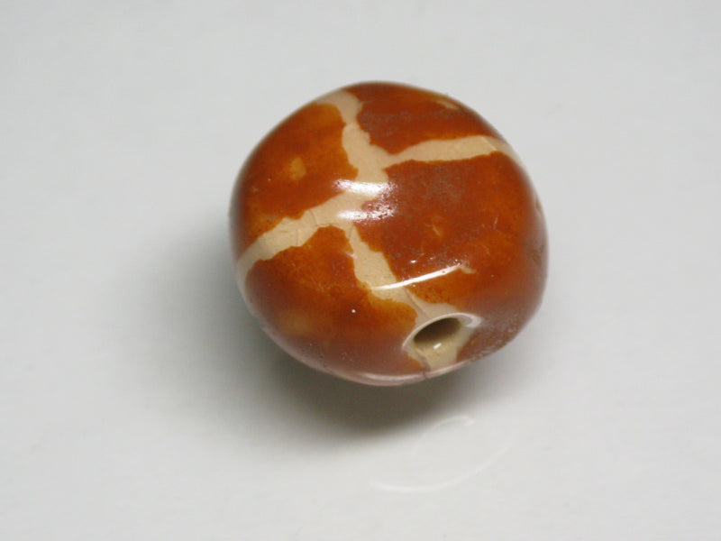 TOKO-BEADS KZ154-23 Kenyan ceramic bead 15~16mm KZ154-23 Kazuri ケニアセラミックビーズ 15~16mm Asian bead & African bead  Handmade,Lampeork,bead,asia,india,ethnic,parts,accessory,beads とんぼ玉,ビーズ,トンボ玉,アジア,インド,エスニック,手作り,パーツ,アクセサリー