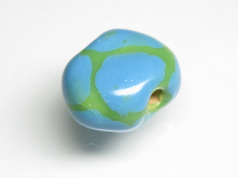 TOKO-BEADS KZ156-05 Kenyan ceramic bead 16.5mm KZ156-05 Kazuri ケニアセラミックビーズ 16.5mm Asian bead & African bead  Handmade,Lampeork,bead,asia,india,ethnic,parts,accessory,beads とんぼ玉,ビーズ,トンボ玉,アジア,インド,エスニック,手作り,パーツ,アクセサリー