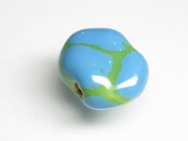 TOKO-BEADS KZ156-05 Kenyan ceramic bead 16.5mm KZ156-05 ケニアセラミックビーズ 16.5mm Asian bead & African bead  Handmade,Lampeork,bead,asia,india,ethnic,parts,accessory,beads とんぼ玉,ビーズ,トンボ玉,アジア,インド,エスニック,手作り,パーツ,アクセサリー
