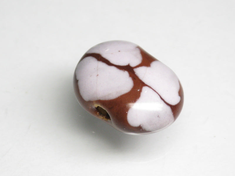 TOKO-BEADS KZ156-08 Kenyan ceramic bead 16~17mm KZ156-08 ケニアセラミックビーズ 16~17mm Asian bead & African bead  Handmade,Lampeork,bead,asia,india,ethnic,parts,accessory,beads とんぼ玉,ビーズ,トンボ玉,アジア,インド,エスニック,手作り,パーツ,アクセサリー