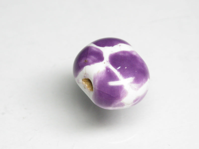 TOKO-BEADS KZ157-06 Kenyan ceramic bead 13mm KZ157-06 ケニアセラミックビーズ 13mm Asian bead & African bead  Handmade,Lampeork,bead,asia,india,ethnic,parts,accessory,beads とんぼ玉,ビーズ,トンボ玉,アジア,インド,エスニック,手作り,パーツ,アクセサリー