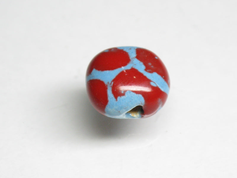 TOKO-BEADS KZ157-14 Kenyan ceramic bead 11.5mm KZ157-14 Kazuri ケニアセラミックビーズ 11.5mm Asian bead & African bead  Handmade,Lampeork,bead,asia,india,ethnic,parts,accessory,beads とんぼ玉,ビーズ,トンボ玉,アジア,インド,エスニック,手作り,パーツ,アクセサリー
