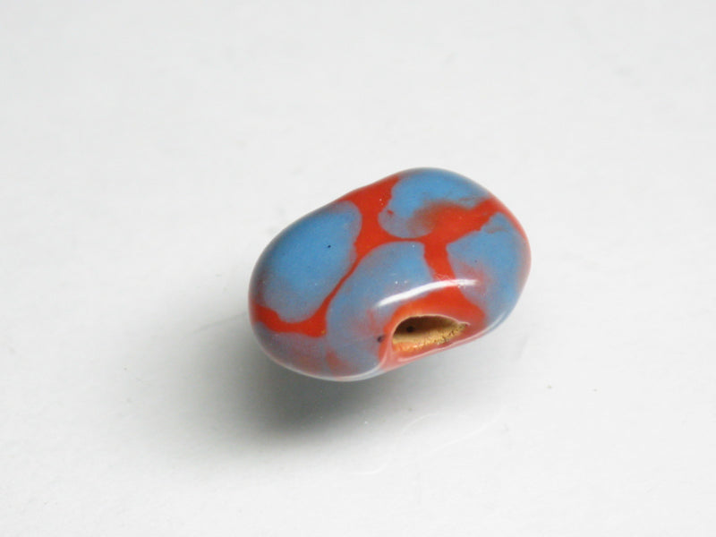 TOKO-BEADS KZ157-15 Kenyan ceramic bead 13mm KZ157-15 Kazuri ケニアセラミックビーズ 13mm Asian bead & African bead  Handmade,Lampeork,bead,asia,india,ethnic,parts,accessory,beads とんぼ玉,ビーズ,トンボ玉,アジア,インド,エスニック,手作り,パーツ,アクセサリー