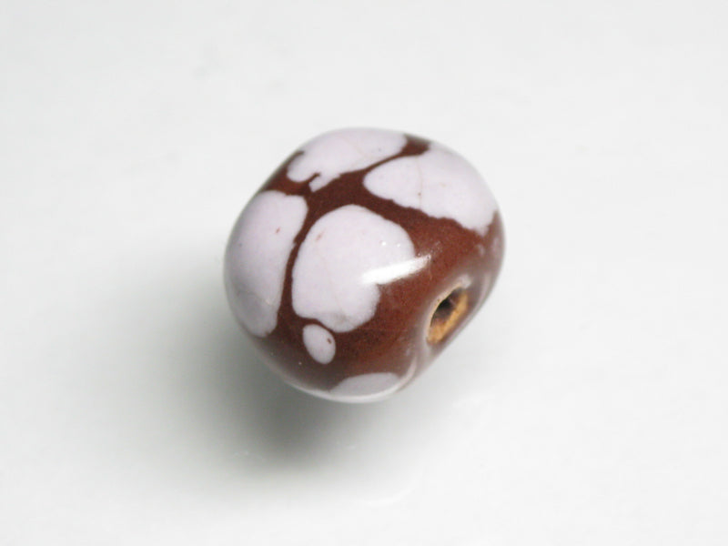 TOKO-BEADS KZ157-19 Kenyan ceramic bead 12~13mm KZ157-19 Kazuri ケニアセラミックビーズ 12~13mm Asian bead & African bead  Handmade,Lampeork,bead,asia,india,ethnic,parts,accessory,beads とんぼ玉,ビーズ,トンボ玉,アジア,インド,エスニック,手作り,パーツ,アクセサリー