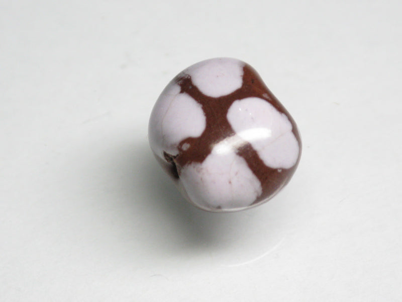 TOKO-BEADS KZ157-19 Kenyan ceramic bead 12~13mm KZ157-19 ケニアセラミックビーズ 12~13mm Asian bead & African bead  Handmade,Lampeork,bead,asia,india,ethnic,parts,accessory,beads とんぼ玉,ビーズ,トンボ玉,アジア,インド,エスニック,手作り,パーツ,アクセサリー
