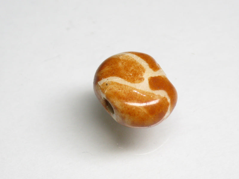 TOKO-BEADS KZ157-20 Kenyan ceramic bead 13mm KZ157-20 ケニアセラミックビーズ 13mm Asian bead & African bead  Handmade,Lampeork,bead,asia,india,ethnic,parts,accessory,beads とんぼ玉,ビーズ,トンボ玉,アジア,インド,エスニック,手作り,パーツ,アクセサリー